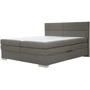Höffner Boxspringbett  Manon ¦ braun ¦ Maße (cm): B: 186 H: 113