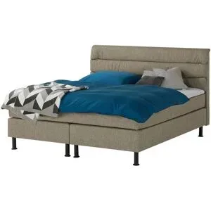 Höffner Boxspringbett  Lina ¦ braun ¦ Maße (cm): B: 204 H: 122