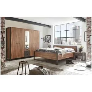 Höffner Schlafzimmer  Dinan ¦ braun ¦ Maße (cm): B: 224 H: 202 T: 59.0