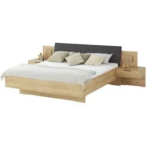 uno Bettanlage  Sopa ¦ holzfarben ¦ Maße (cm): B: 309 H: 97