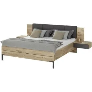 uno Bettanlage  Bilbao ¦ holzfarben ¦ Maße (cm): B: 295,4 H: 98,3