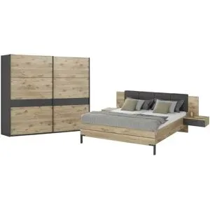 uno Komplettschlafzimmer  Bilbao ¦ holzfarben