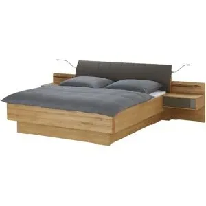 Wohnwert Bettanlage  Alessandria ¦ holzfarben ¦ Maße (cm): B: 309 H: 96