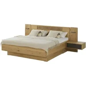 WÖSTMANN Bettanlage  WSM 1600 ¦ holzfarben ¦ Maße (cm): B: 322 H: 99,5