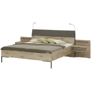 uno Bettanlage  Helsinki ¦ holzfarben ¦ Maße (cm): B: 309 H: 97