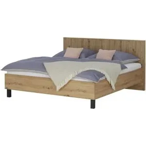 Höffner Doppelbett  Calvas ¦ holzfarben ¦ Maße (cm): B: 192,4 H: 102
