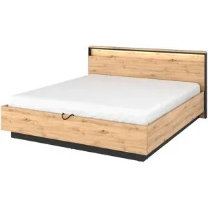 Höffner Doppelbett  Quorn ¦ holzfarben ¦ Maße (cm): B: 190 H: 94