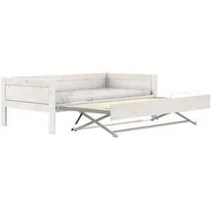 Lifetime Einzelbett mit Gästebett  Basis ¦ weiß ¦ Maße (cm): B: 207 H: 64 T: