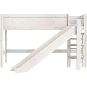 Lifetime Hochbett mit Rutsche  Basis ¦ weiß ¦ Maße (cm): B: 207 H: 128 T: 192.0