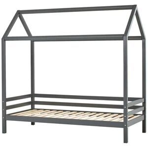 Hoppekids Bett  Eco Dream ¦ grau ¦ Maße (cm): B: 98 H: 199