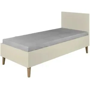 Höffner Bett  Kubi ¦ beige ¦ Maße (cm): B: 84 H: 92