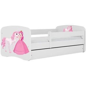 Höffner Bett  Prinzessin mit Pferd ¦ weiß ¦ Maße (cm): B: 80 H: 61