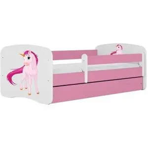 Höffner Bett  Einhorn ¦ rosa/pink ¦ Maße (cm): B: 90 H: 61