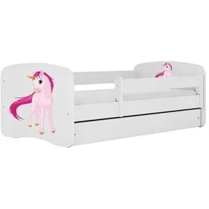 Höffner Bett  Einhorn ¦ weiß ¦ Maße (cm): B: 90 H: 61