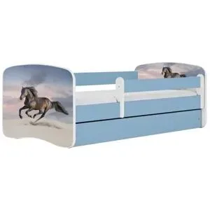 Höffner Bett  Pferd ¦ blau ¦ Maße (cm): B: 80 H: 61