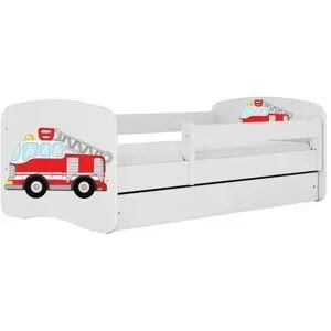 Höffner Bett  Feuerwehr ¦ weiß ¦ Maße (cm): B: 80 H: 61