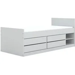 Höffner Bett  Babydream ¦ weiß ¦ Maße (cm): B: 94,3 H: 85