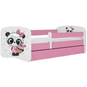 Höffner Bett  Panda ¦ rosa/pink ¦ Maße (cm): B: 80 H: 61