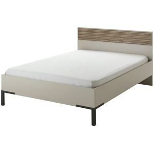 Höffner Bett  Bjarne ¦ beige ¦ Maße (cm): B: 125,8 H: 93,5
