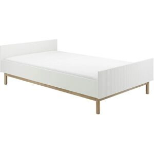 pinio Bett  Miloo ¦ weiß ¦ Maße (cm): B: 126 H: 62,7