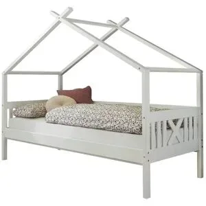 Höffner Hausbett  Susa ¦ weiß ¦ Maße (cm): B: 98 H: 170