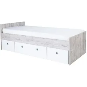 Höffner Jugendbettgestell  Bennet ¦ mehrfarbig ¦ Maße (cm): B: 204 H: 70