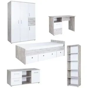 Höffner Jugendzimmer 5er-Set  Bennet ¦ mehrfarbig ¦ Maße (cm): B: 621 H: 574