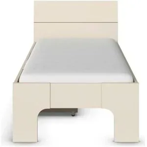 Höffner Stauraumbett in beige Frieda ¦ creme ¦ Maße (cm): B: 95 H: 210