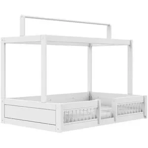 Lifetime Hausbett  Montessori ¦ weiß ¦ Maße (cm): B: 132 H: 47