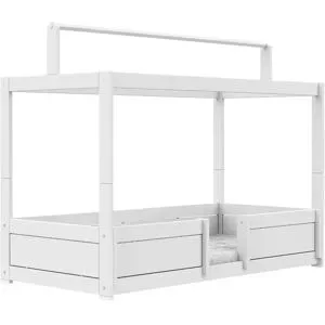 Lifetime Bett mit Konstruktion für Stoffdach  4-in-1 ¦ weiß ¦ Maße (cm): B: 207