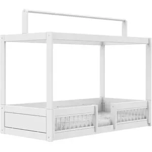Lifetime Einzelbett  Montessori ¦ weiß ¦ Maße (cm): B: 102 H: 175