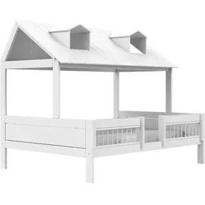 Lifetime Hausbett140cm  Beach House ¦ weiß ¦ Maße (cm): B: 211 H: 177 T: 102.0
