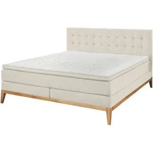 uno Boxspringbett  Westwood ¦ beige ¦ Maße (cm): B: 180 H: 109