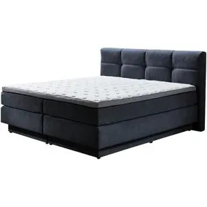 uno Boxspringbett  Chicago ¦ blau ¦ Maße (cm): B: 168 H: 112