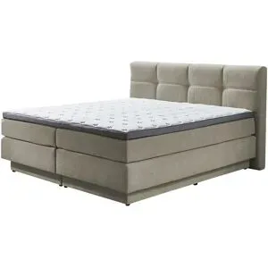 uno Boxspringbett  Chicago ¦ creme ¦ Maße (cm): B: 168 H: 112