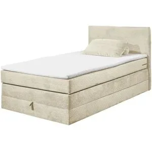 Höffner Boxspringbett  Lumb ¦ creme ¦ Maße (cm): B: 141 H: 107 T: 209.0
