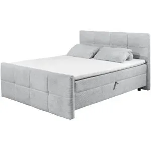 Höffner Boxbett  Tingewick ¦ grau ¦ Maße (cm): B: 180 H: 112 T: 225.0