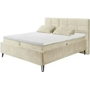 Höffner Boxbett  Toddington ¦ creme ¦ Maße (cm): B: 200 H: 122 T: 221.0