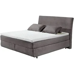 Höffner Boxspringbett  Kent ¦ braun ¦ Maße (cm): B: 185 H: 126