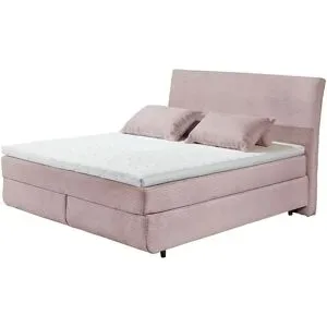 Höffner Boxspringbett  Kent ¦ rosa/pink ¦ Maße (cm): B: 185 H: 126