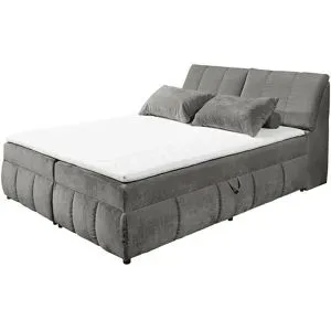 Höffner Boxbett  Vauxhall ¦ grau ¦ Maße (cm): B: 183 H: 105 T: 235.0
