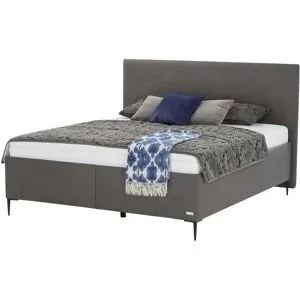 Wohnwert Polsterbett mit Bettkasten Tauris 2.0 ¦ grau ¦ Maße (cm): B: 168 H: 120