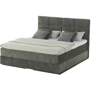 Wohnwert Boxspringbett  Rist ¦ grün ¦ Maße (cm): B: 182 H: 127
