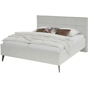 Höffner Polsterbettgestell  Paulo ¦ beige ¦ Maße (cm): B: 202 H: 120