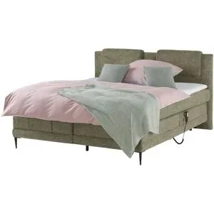 switch Motor-Boxspringbett  Wave ¦ grün ¦ Maße (cm): B: 190 H: 111
