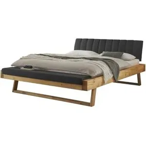Höffner Bettgestell Massiv Sarja ¦ holzfarben ¦ Maße (cm): B: 198 H: 98