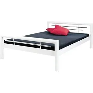 Höffner Metallbett  Slapton ¦ weiß ¦ Maße (cm): B: 151 H: 75
