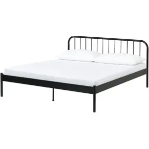 Höffner Metallbett  Elaris ¦ schwarz ¦ Maße (cm): B: 187 H: 91 T: 208.5
