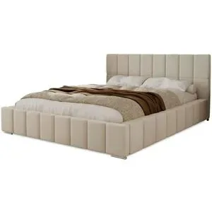 Höffner Polsterbett mit Stauraum  Ayr ¦ beige ¦ Maße (cm): B: 175 H: 100
