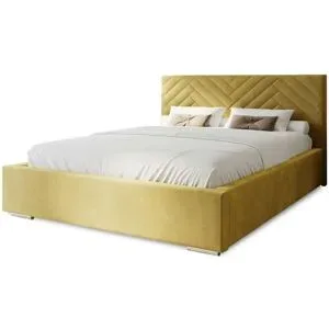 Höffner Polsterbett mit Stauraum Aberfeldy ¦ beige ¦ Maße (cm): B: 135 H: 100